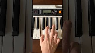 How to play a F minor chord on piano learnmusic shorts [upl. by Navak]