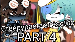 Creepypastas React to Blue Sans  Part 4  Blue SansYanberry  MitzumiChan  Gacha Club [upl. by Jary]