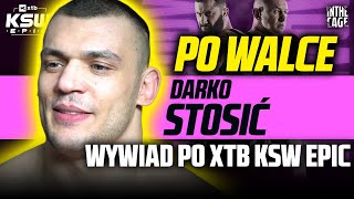 Darko STOSIC nokautuje na KSW Epic i zapowiada rewanż z DE FRIESEM quotTym razem będzie inaczejquot [upl. by Steinke]