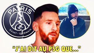 MESSI A DÉCIDÉ DE NE PAS PROLONGER SON CONTRAT ET DE QUITTER LE PSG EN 2024  ou pas  ACTU FOOT [upl. by Aerbas689]