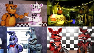 Originals Meet All Their Versions FNAFBlenderCompilation [upl. by Rebmyt]