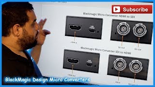 How to use SDI to HDMI converter  Blackmagicdesign and eSYNiC [upl. by Einnil]