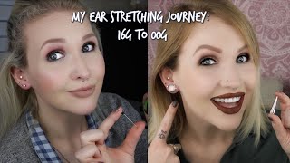 My Ear Stretching Journey 16g to 00g [upl. by Hannahc]