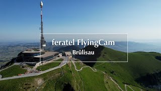 Webcam Brülisau  Flug über Appenzeller Alpen [upl. by Adnorahs]