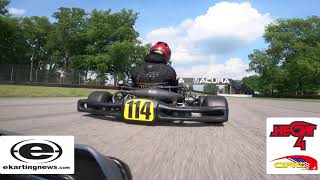 EKN OnBoard Dart Kart Club MidOhio 2021  Cole Hegar [upl. by Drugge]