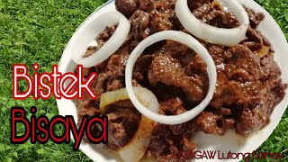 How to cook Beef steakBistek bisaya [upl. by Mik654]