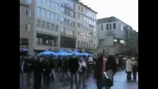 Anderlecht fans gathering in München UEFA Cup 2007 2008 [upl. by Ainatnas]