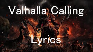 Valhalla Calling Lyrics [upl. by Elianora878]