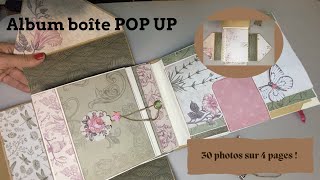 Présentation dun album boite POP UP [upl. by Aldin]