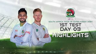 Bangladesh vs South Africa  Highlights  1st Test  Day 3  South Africa tour of Bangladesh 2024 [upl. by Kreager919]