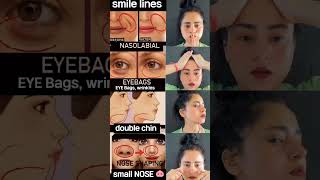 🤯♨️ Antiaging yoga wrinklesfree nasolabialdouble chineye wrinklessmall nose try it shorts [upl. by Goldia451]