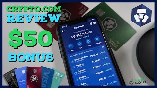 Cryptocom Review  50 Signup BONUS 🤑 [upl. by Psyche]