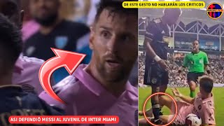 💥 ASÍ DEFENDIÓ MESSI A SU COMPAÑERO TRAS UNA AGRESION LOS CRÍTICOS NO HABLARÁN DE ESTE GESTO ❌ [upl. by Leviralc619]