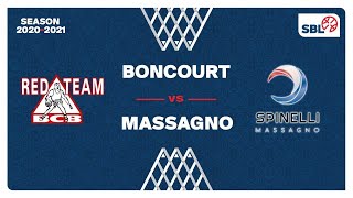 SB League  Day 6 BONCOURT vs MASSAGNO [upl. by Ahsatel]