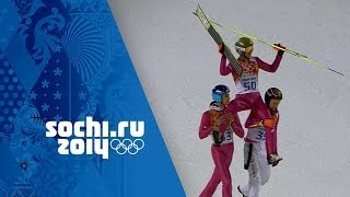 Ski Jumping  Mens Large Hill  Final  Stoch Wins Gold  Sochi 2014 Winter Olympics [upl. by Enajaras]