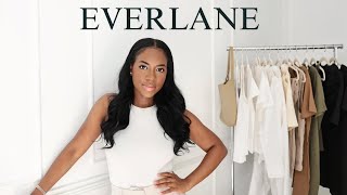 EVERLANE Clothing Haul  Quality Summer Basics [upl. by Teodoor]