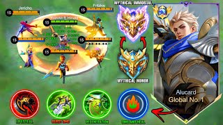 ALUCARD BEST GUIDE TO GET MAX LIFESTEAL amp DAMAGE HACK 😱  NEW BUILD amp EMBLEM UNLI WIN TUTORIAL 💯 [upl. by Vic]