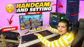 1 VS 6 Pc 💻 With Handcam Settings reveal 🥵 tufanff GARENA FREE FIRE [upl. by Hairehcaz]