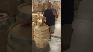 Taransaud winemaker winebarrels taransaud winelover winemakers harvest2022 harvesttime [upl. by Nerti]