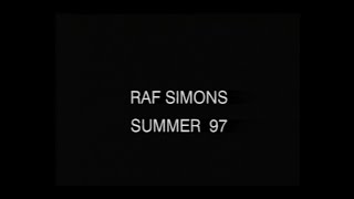 Raf Simons SpringSummer 1997 [upl. by Harlie]