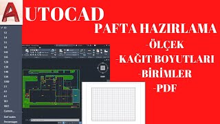 Autocad Detaylı Pafta Hazırlama Rehberi Scale Sheet Viewport Export to PDF [upl. by Leak]