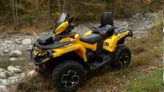 Ams  Action moteur sport  Vtt  Essai CanAm Outlander Max XT 1000 et CanAm Commander X 1000 2013 [upl. by Yzzo]