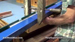 2 of 5 Installing Table Saw Guide Rails  DIY Biesemeyer Style Guide Rail Series [upl. by Wsan29]