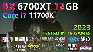 RX 6700 XT 12GB  Core i7 11700K  Test in 17 Games [upl. by Ahsrop131]