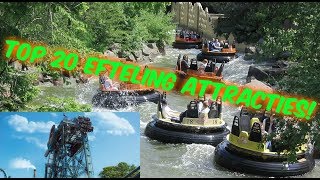 Top 20 Efteling Attracties [upl. by Kcered]