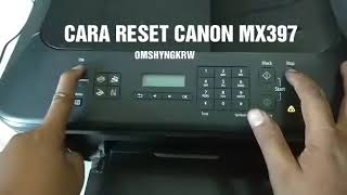 Reset CANON MX397 [upl. by Michele]