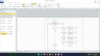 Membuat Flowchart Program Menggunakan Microsoft Visio [upl. by Nerb967]