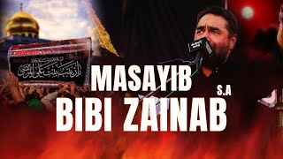 Masayib Bibi Zainab SA  Maulana Syed Ali Raza Rizvi  15th Rajab  Shahadat Bibi Zainab SA  2022 [upl. by Joelly]