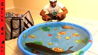 KEEPING MEGA FISH INDOORS with POOL POND [upl. by Loferski]