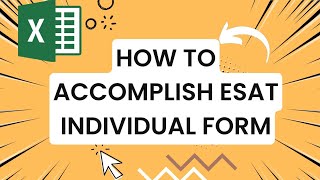 HOW TO ACCOMPLISH INDIVIDUAL AND CONSOLIDATED ESAT  DepEd RPMS 2023 [upl. by Higinbotham]