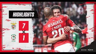 RESUMOHIGHLIGHTS SL Benfica 71 CS Marítimo [upl. by Hewie458]