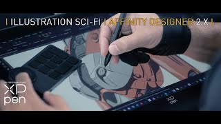 Tuto Créer une Illustration SciFi avec Affinity Designer [upl. by Cristian]