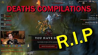 All Diablo IV Streamers Deaths Hardcore Compilation Day 1 [upl. by Kailey469]