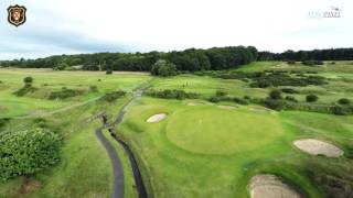 Lundin Golf Club  Hole 5  FlyOver [upl. by Aeirdna]