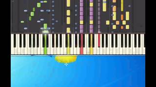 Bacco Perbacco Zucchero Piano tutorial by Synthesia [upl. by Maggee968]