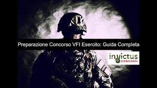 Preparazione Concorso VFI Esercito Guida Completa [upl. by Kristi750]