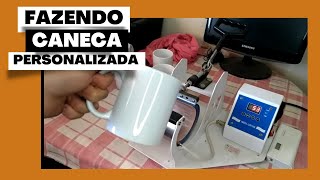 Como fazer Caneca personalizada  Passo a passo [upl. by Halehs]