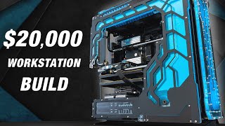 INSANE POWER 20000 Editing\Gaming Workstation Setup [upl. by Alcinia]