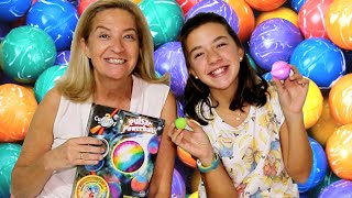 Juguete para hacer pelotas saltarinas con luz Bouncy balls toy  Ideas FACILES DIY [upl. by Mall]