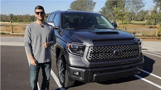 First Drive 2019 Toyota Tundra TRD Sport 57L V8 4x4 CrewMax [upl. by Sarkaria]