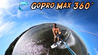 GoPro Max 360° VR  Kitesurfing Leucate La Franqui [upl. by Lam444]