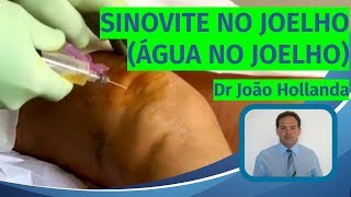 Sinovite no joelho água no joelho [upl. by Llenrac]