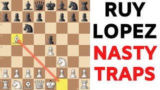 Ruy Lopez Chess Opening Explained in 10 Minutes TRAPS Included [upl. by Morrissey669]