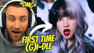 ok I LOVE them GIDLE  Super Lady Official Music Video  REACTION [upl. by Anined]