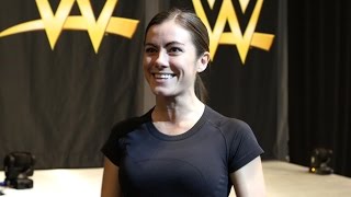 quotAmerican Ninja Warriorquot sensation Kacy Catanzaro steps inside a WWE ring [upl. by Mab]