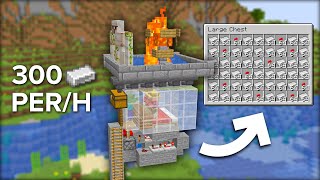 Minecraft 120 Easy Iron Farm Tutorial  300 Per Hour [upl. by Mahau497]